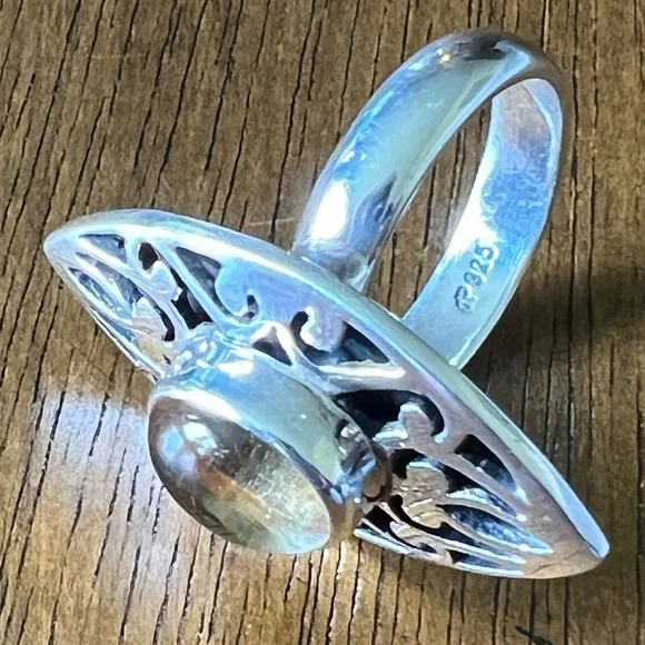 Artisan Crafted Sterling Silver Citrine Ring - Picture 7 of 9